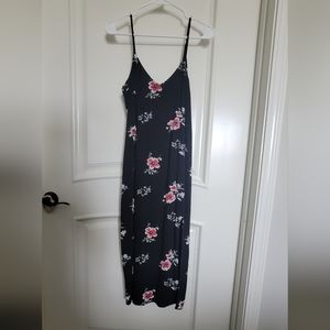 Abercrombie Fitch summer maxi flower dress with slit